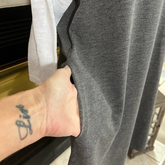 Umgee Raglan Mini a Line Henley Dress - Picture 5 of 10